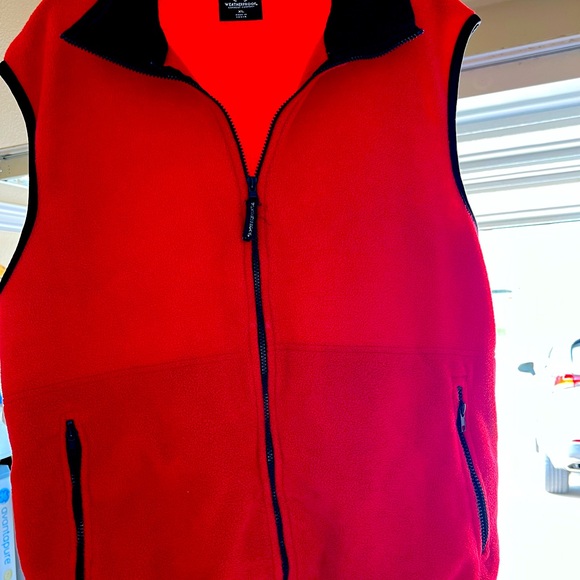 Unisex Sleeveless weatherproof fleece with pockets XL - Picture 6 of 8